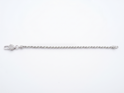 Delicate Rope-Style Charm Bracelet