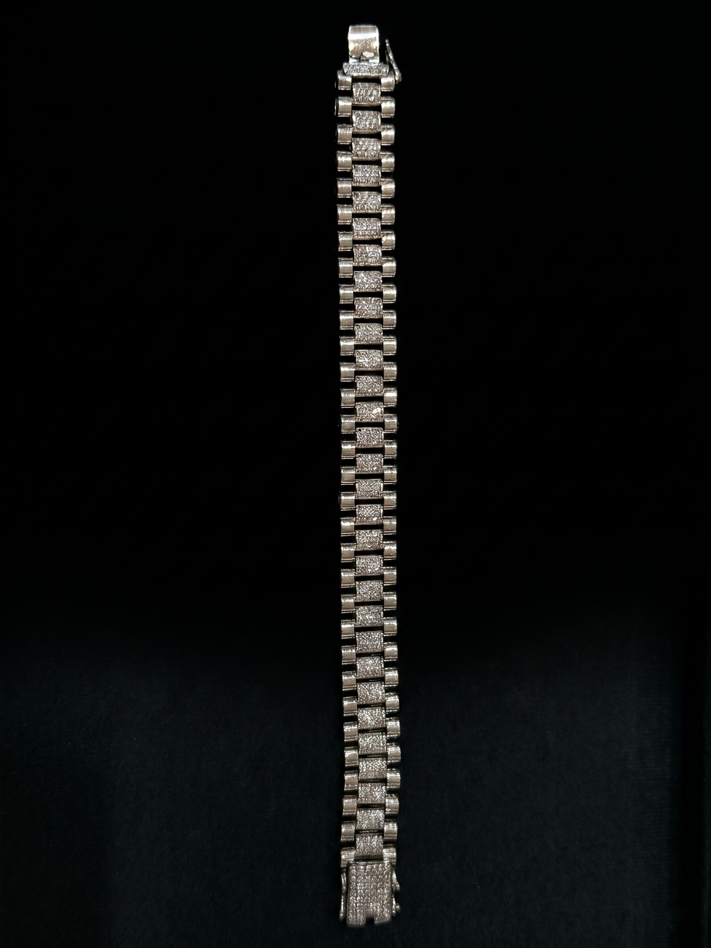 classic pavé-link chain bracelet
