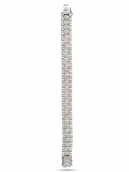Classic Pavé-Link Chain Bracelet
