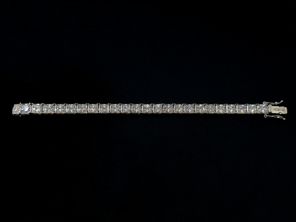 Radiant Princess-Cut Tennis Bracelet