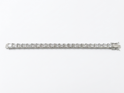 Radiant Princess-Cut Tennis Bracelet