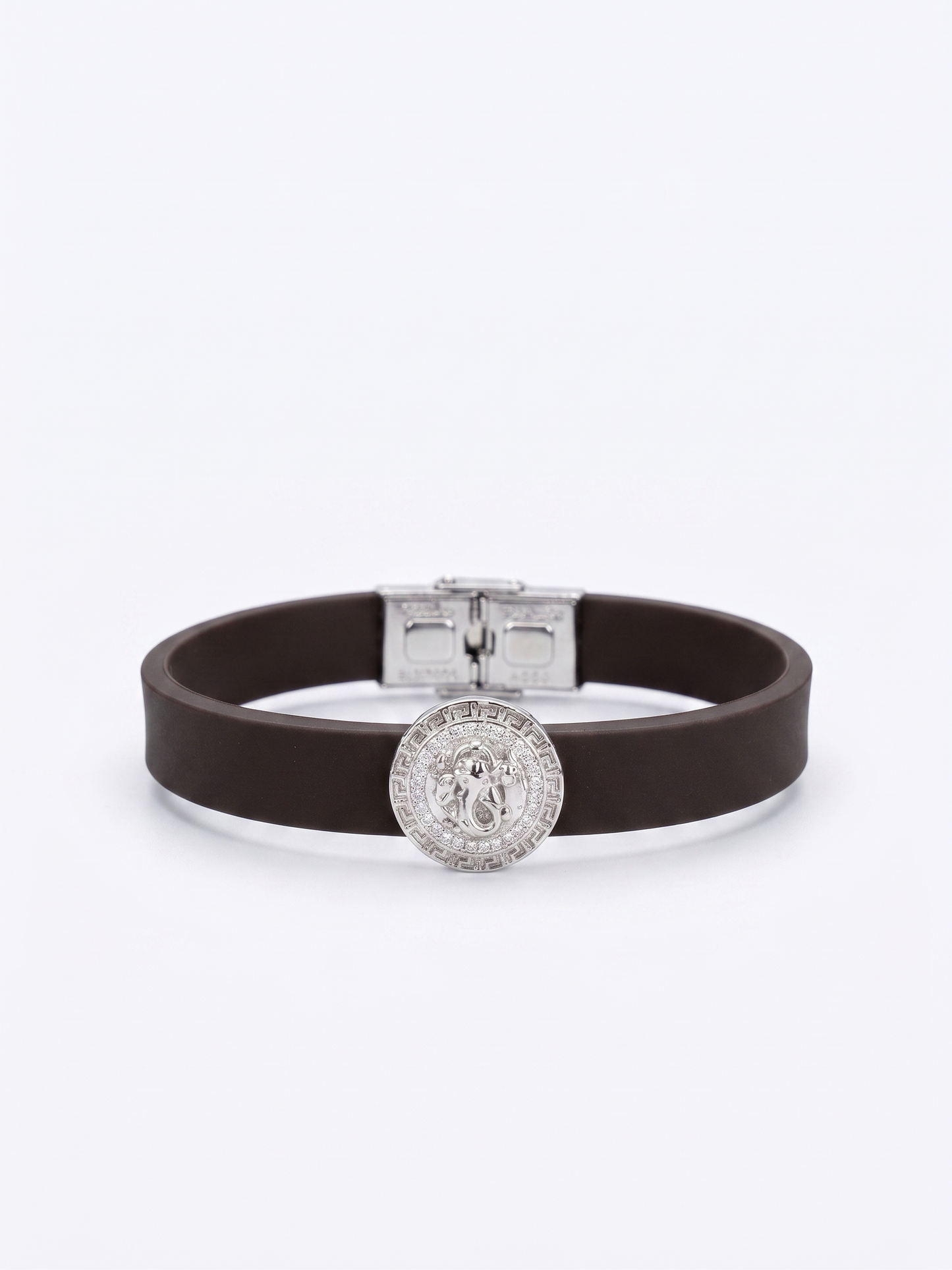 ganesha motif pavé circular bracelet