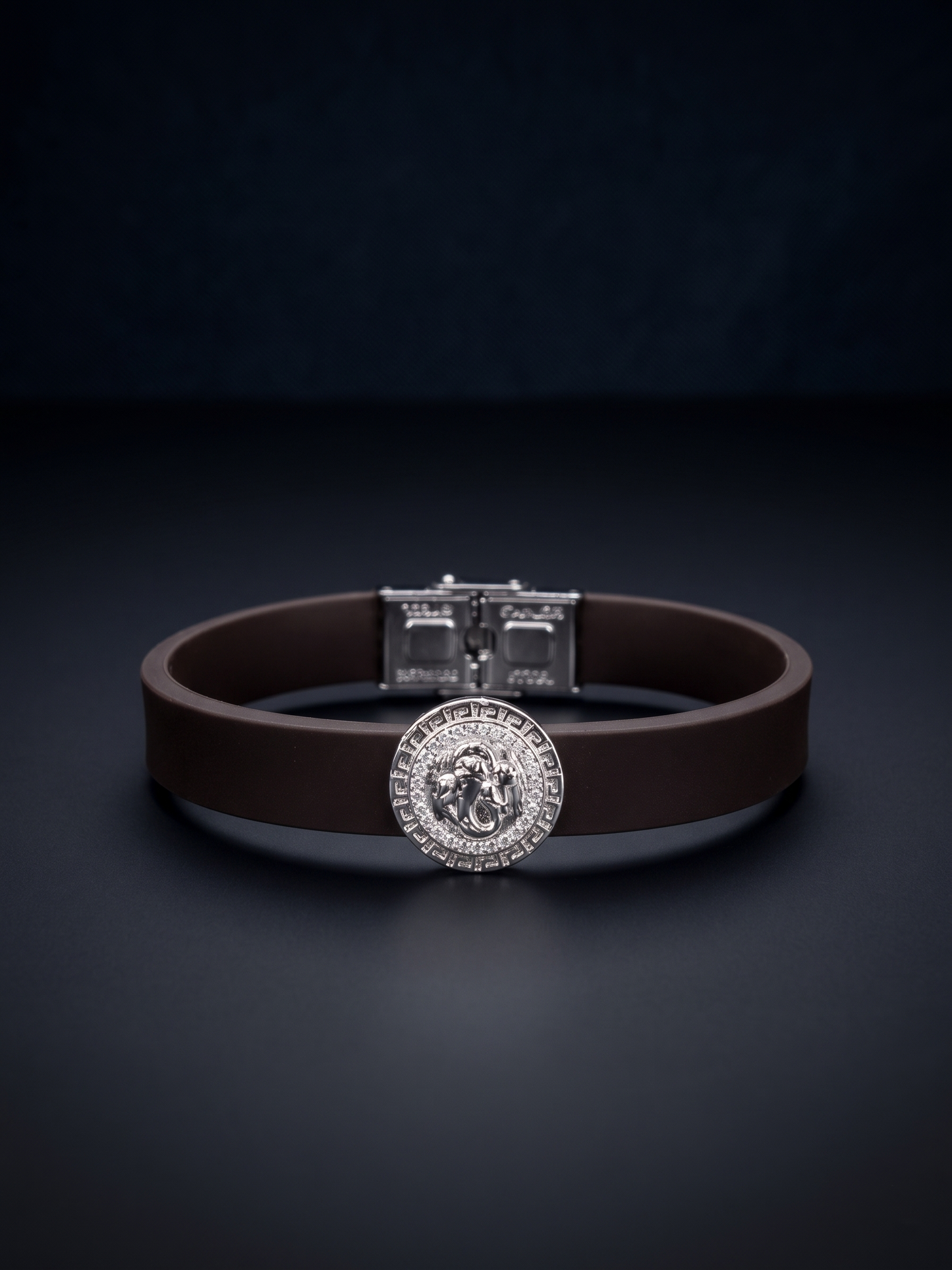 ganesha motif pavé circular bracelet