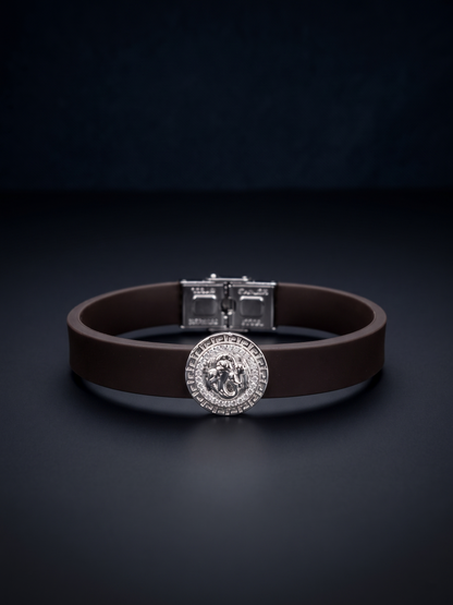 Ganesha Motif Pavé Circular Bracelet