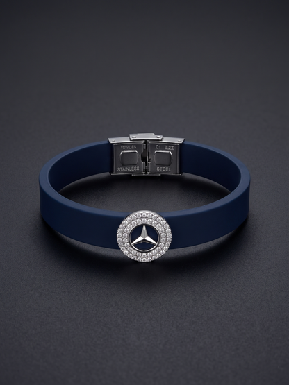Minimalist Logo Pavé Circle Bracelet
