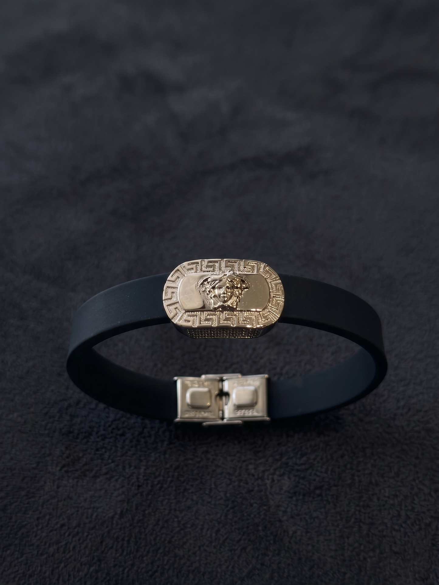 classic medusa-style pavé bracelet