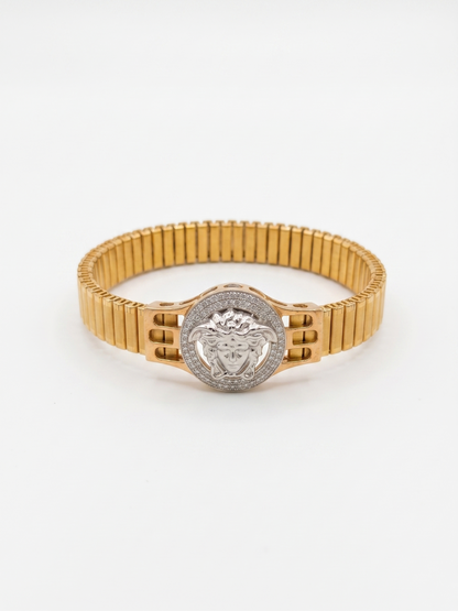 Heritage Gold-Tone Medusa Bangle