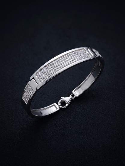 Radiant Pavé Statement Bangle