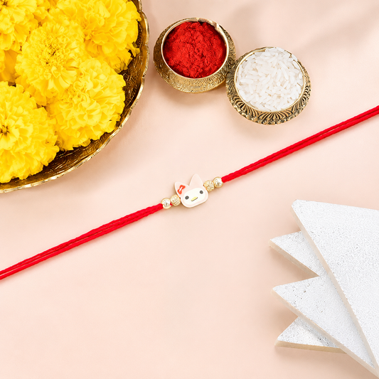 Cute Kitty Cat Charm Rakhi