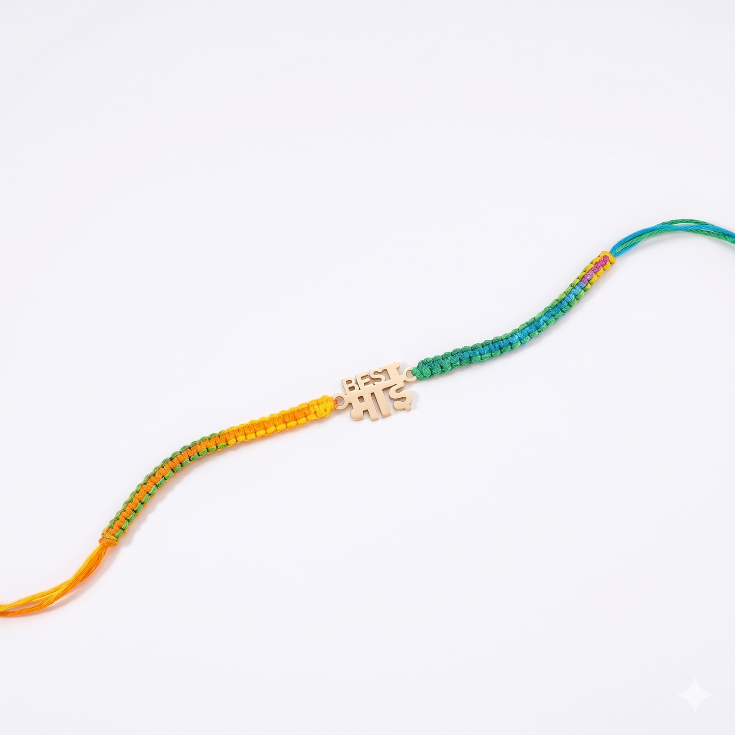 best bro multicolour macramé rakhi
