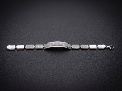 Radiant Pavé Statement Bar Bracelet