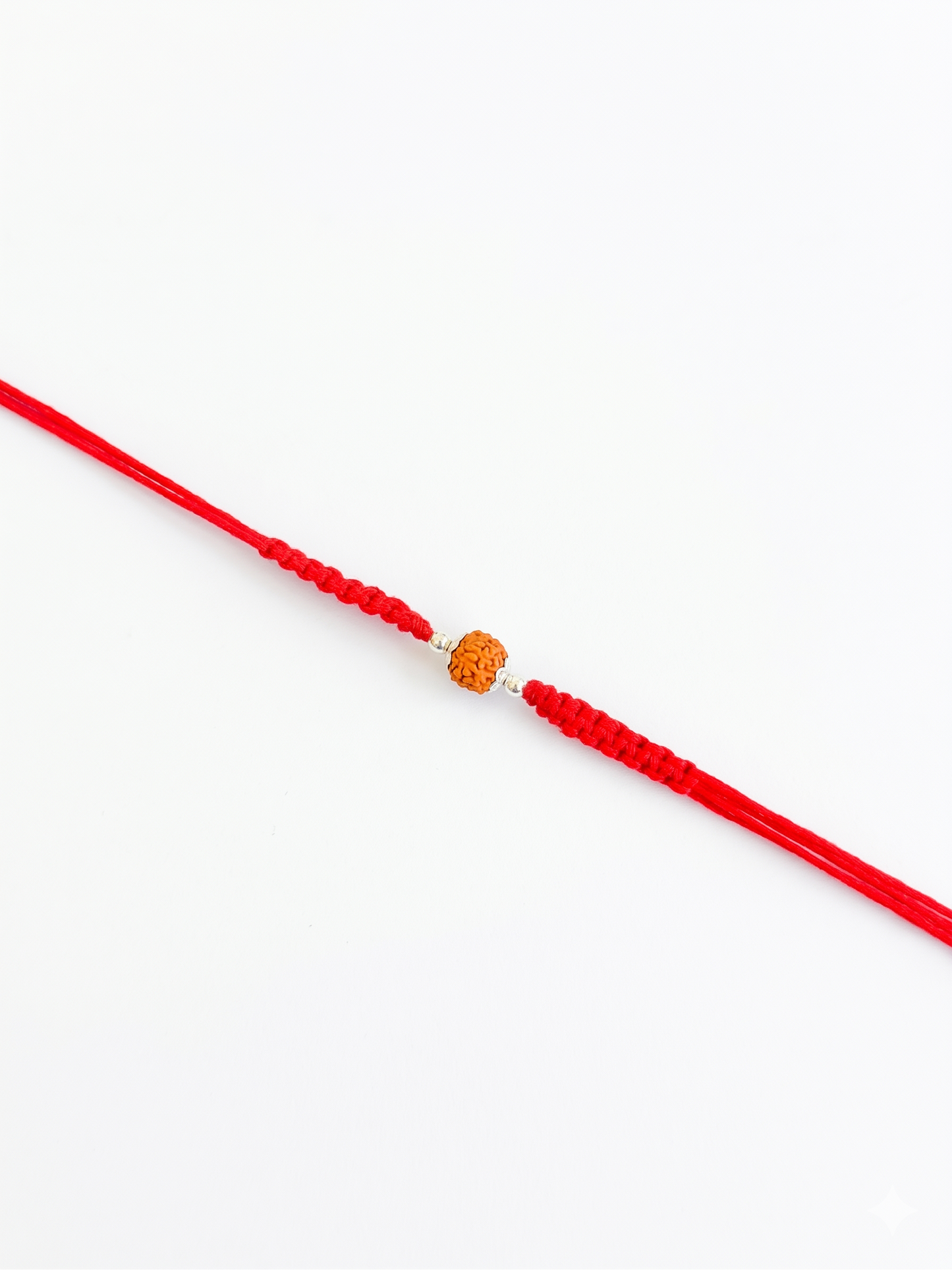 single rudraksha macramé rakhi