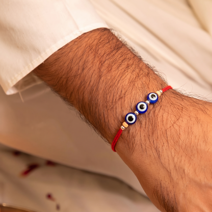 Triple Evil Eye Protection Rakhi