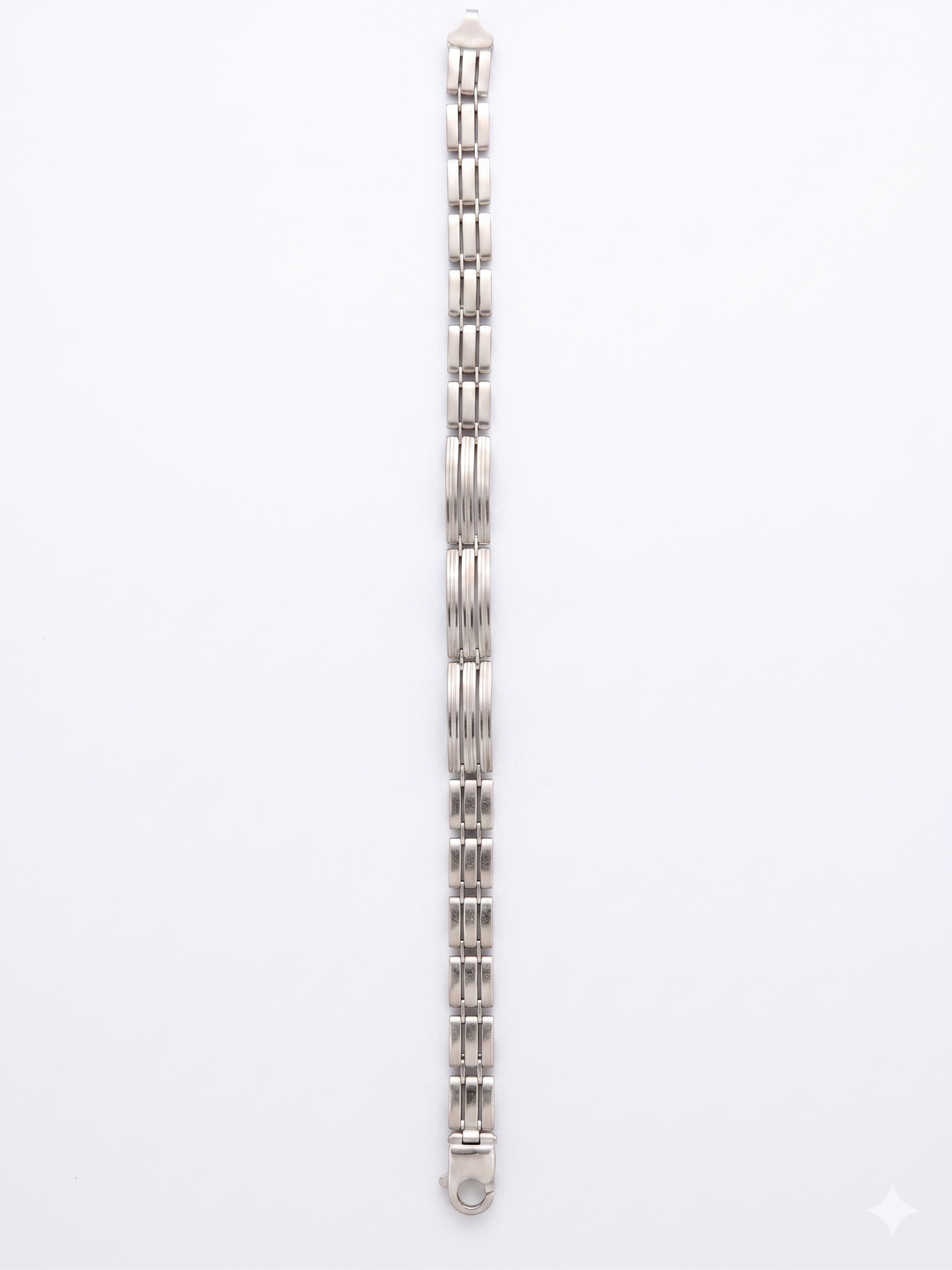 minimalist linear bar link bracelet