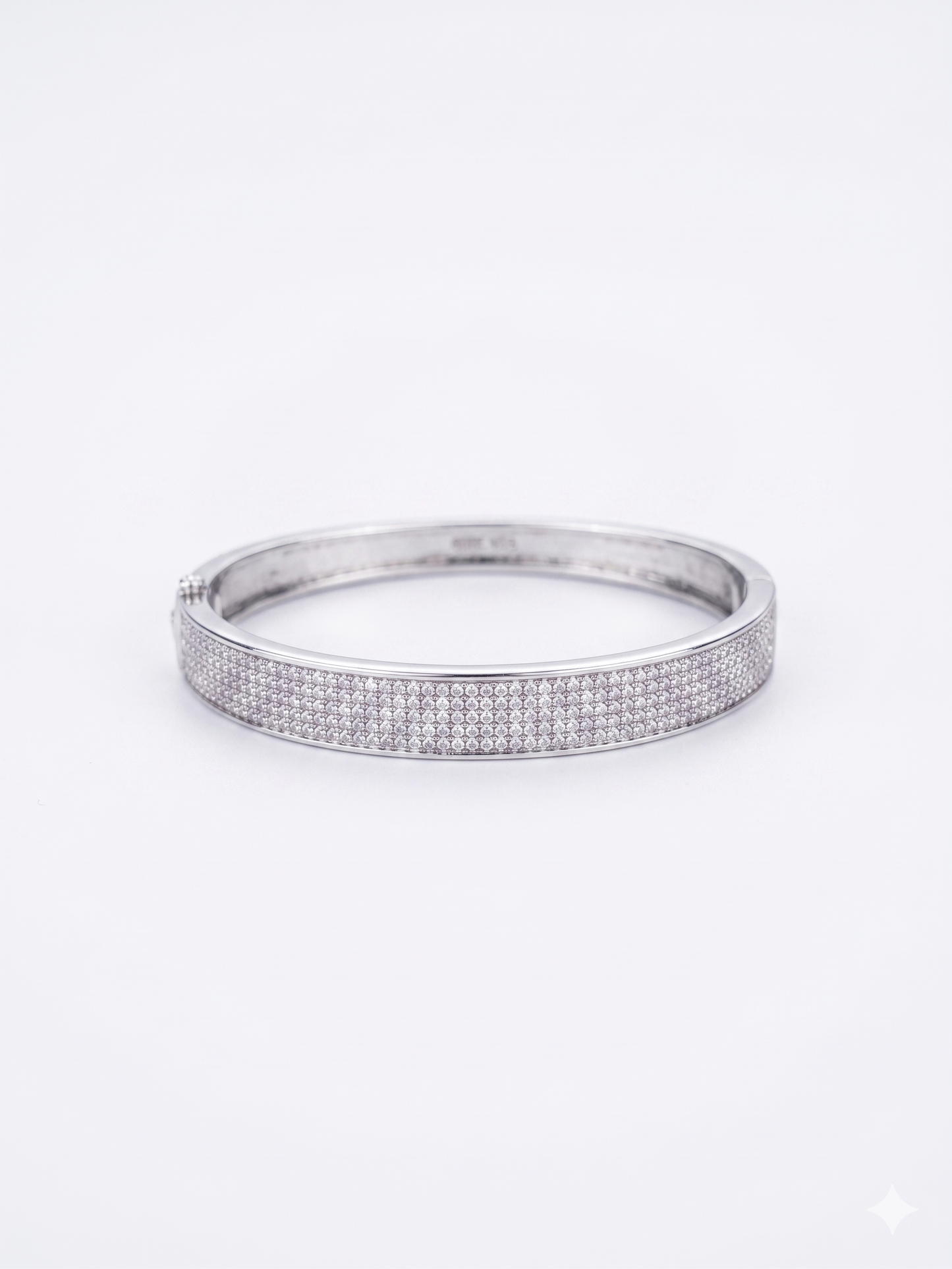 brilliant pavé crystal bangle