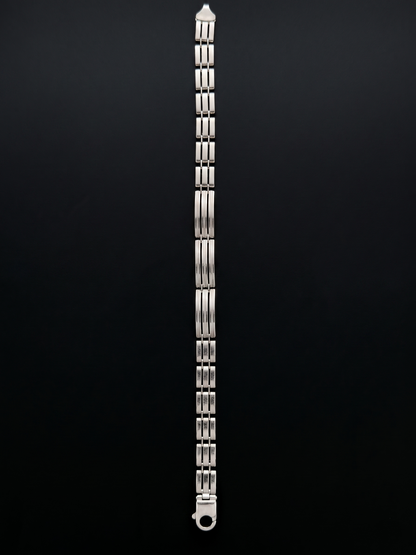 Minimalist Linear Bar Link Bracelet