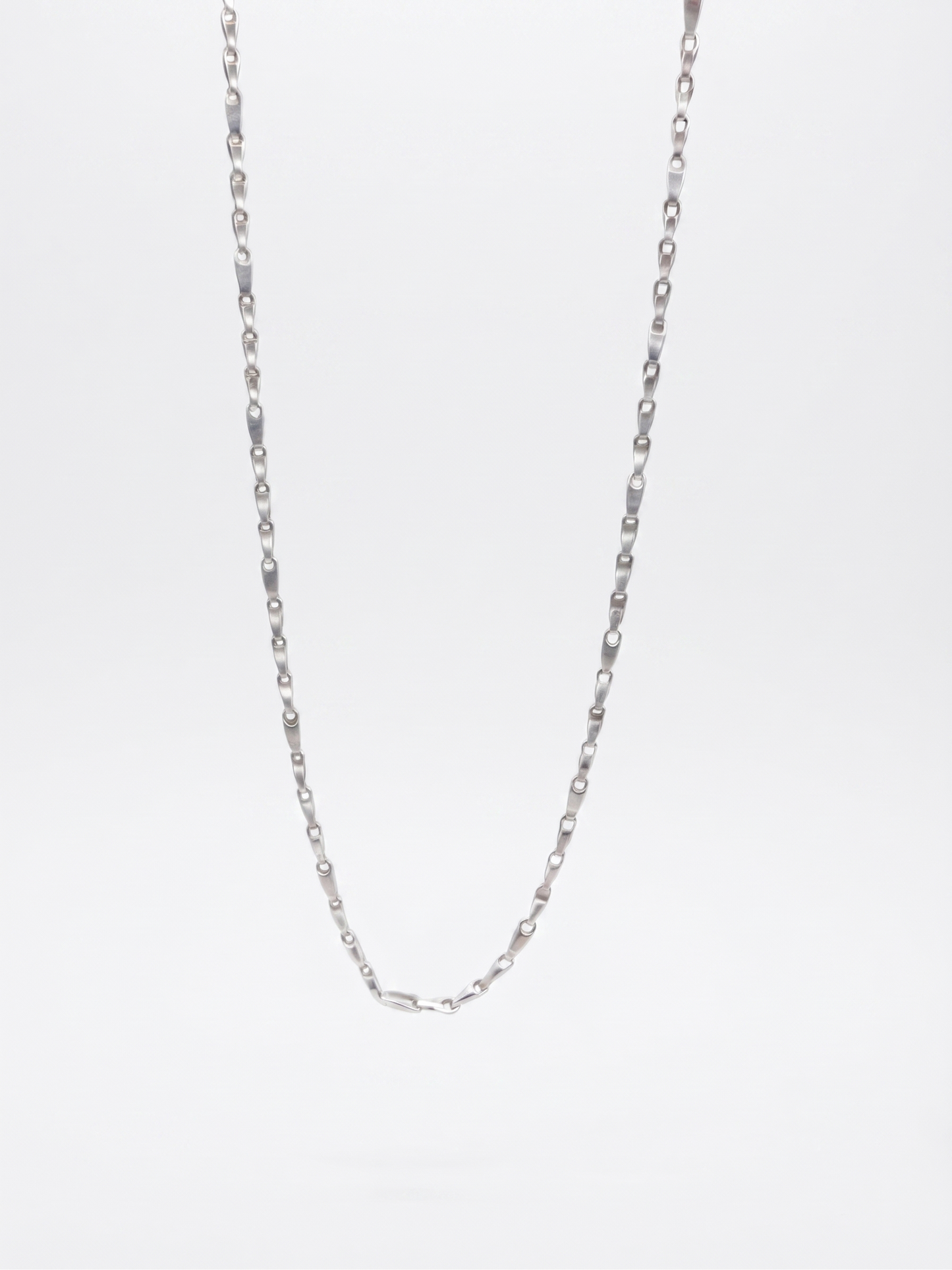 sleek minimalist sterling silver chain