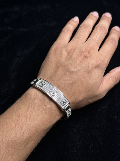 Mercedes Logo Pavé Statement Bangle