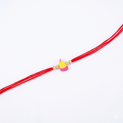 Cute Cap Charm Sparkle Rakhi