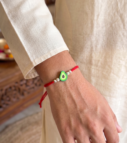 Avocado Charm Sparkle Rakhi