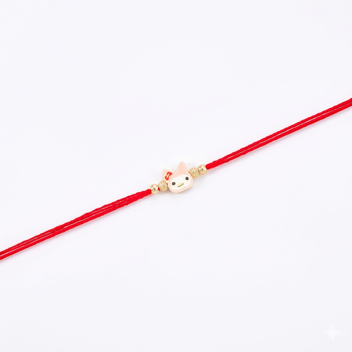 cute kitty cat charm rakhi