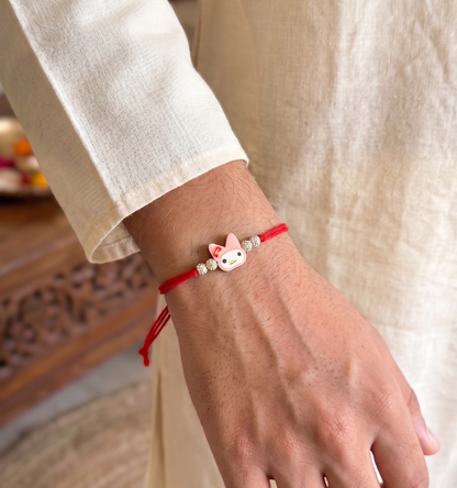 Cute Kitty Cat Charm Rakhi