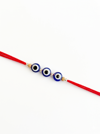 Triple Evil Eye Protection Rakhi