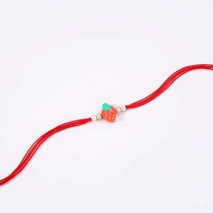 Strawberry Charm Sparkle Rakhi
