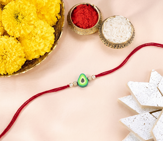 Avocado Charm Sparkle Rakhi