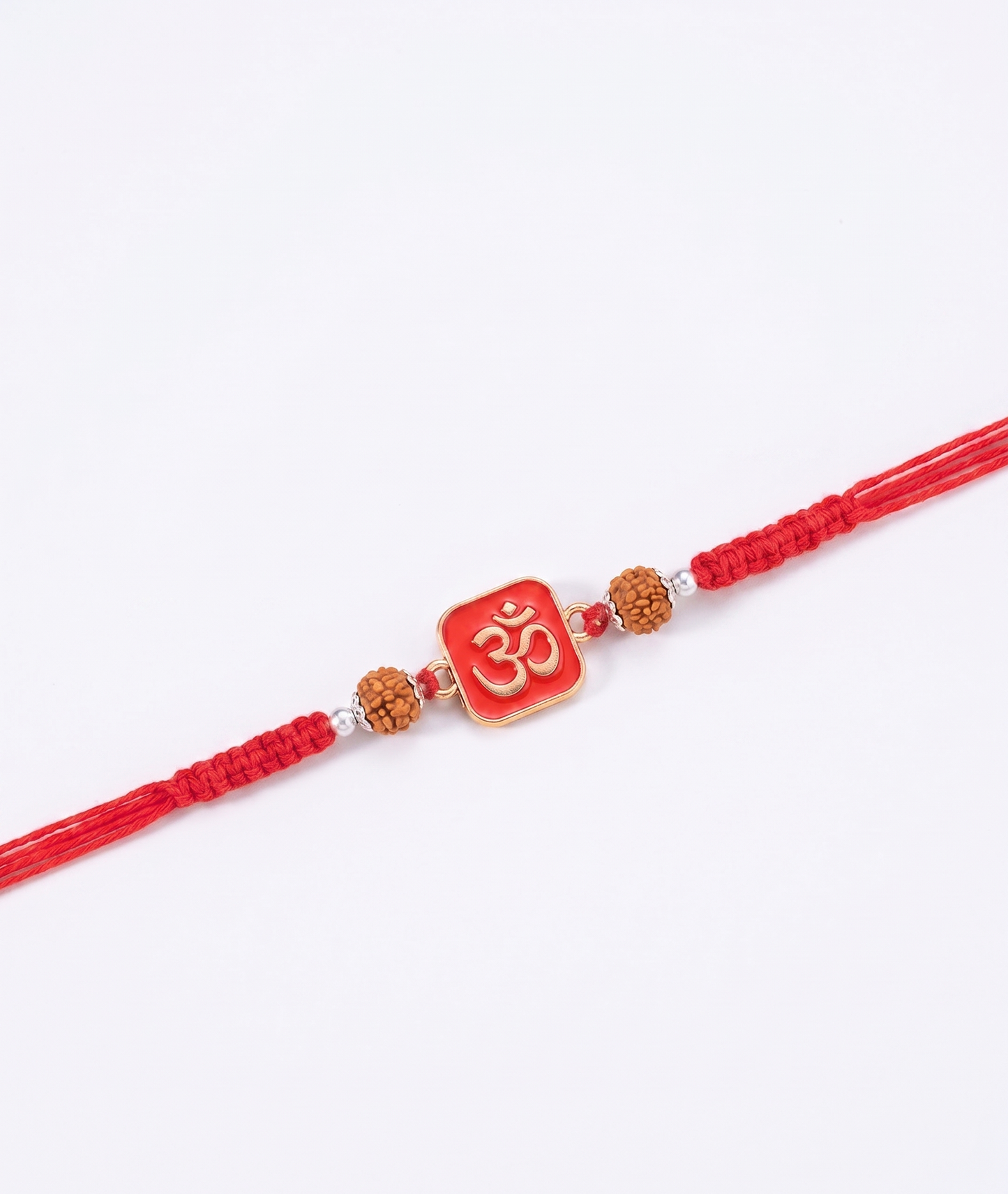 sacred om rudraksha rakhi